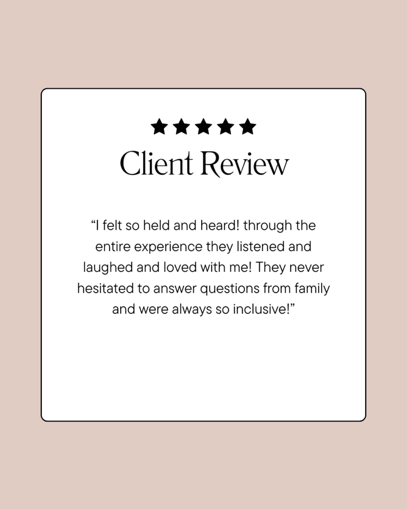 client review showing how awsome expierence is